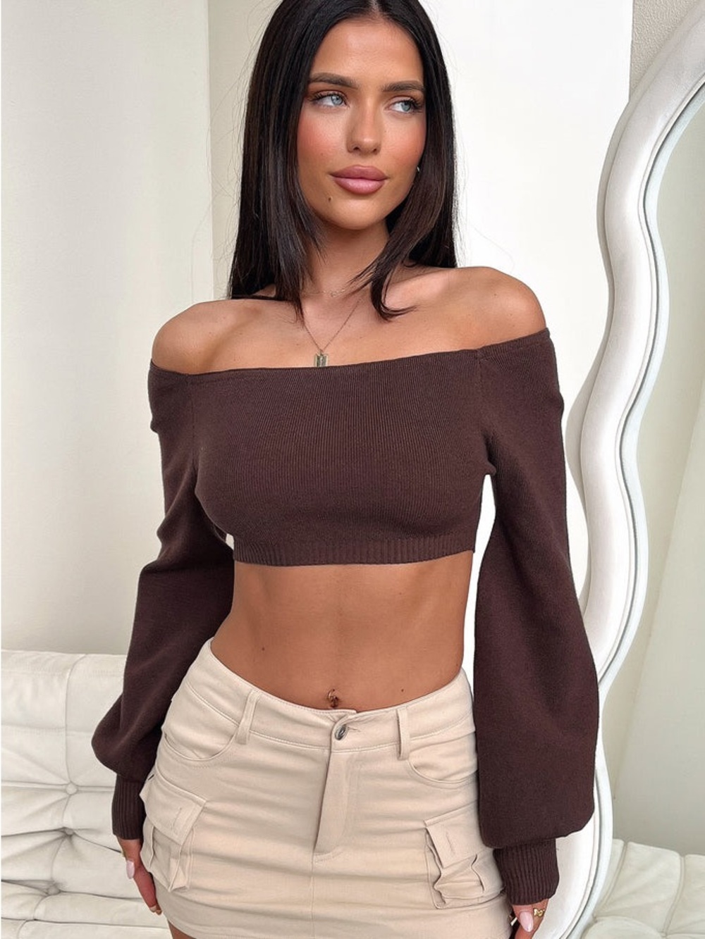 That’s So Fetch Tuesday Cropped Knit Top